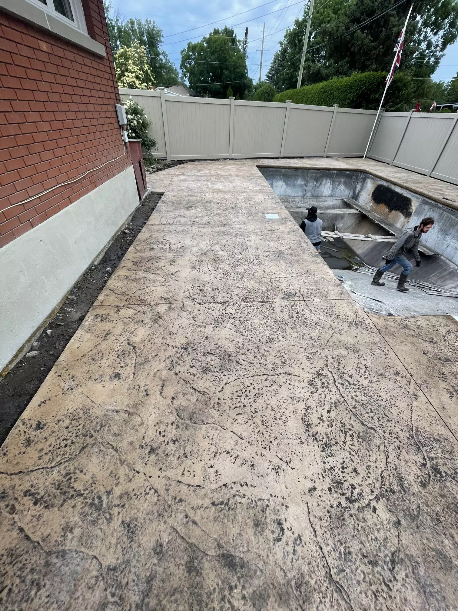 Stamped Concrete Pools (Camel)